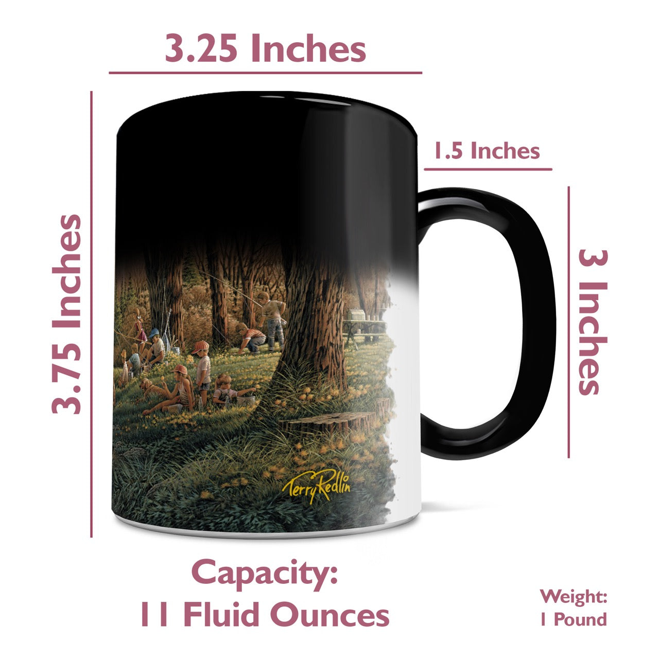 Wild Wings (Spring Fishing) Morphing Mugs®  Heat-Sensitive Mug MMUG1601